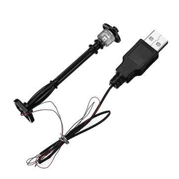2pcs Black Universal DIY LED Bright White Light Lamp Post Lantern For Lego Street Building Shop Mode