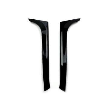 2Pcs Car Black Gloss Black Rear Window Side Spoiler Wing Canards Splitter For VW Golf 6 MK6 2008-201