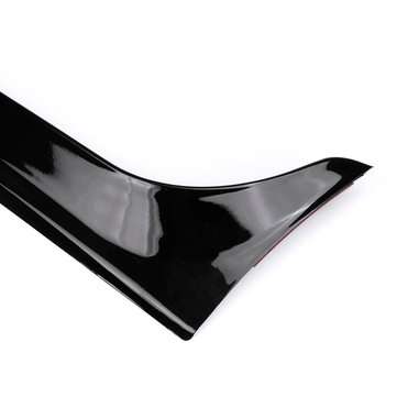2Pcs Car Black Gloss Black Rear Window Side Spoiler Wing Canards Splitter For VW Golf 6 MK6 2008-201
