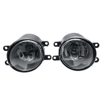 2Pcs Car Front Bumper Fog Light Lamp With H11 Bulb Universal For Toyota 2006-2019