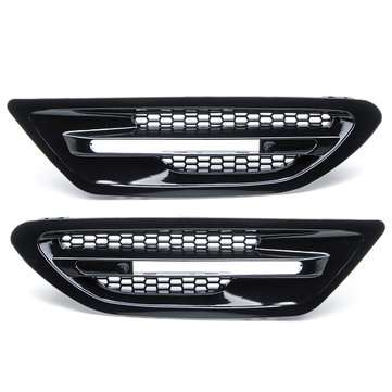 2Pcs Car Gloss Black Side Air Flow Vent Grille For BMW F10 F11 M5 Sedan 2011-2017