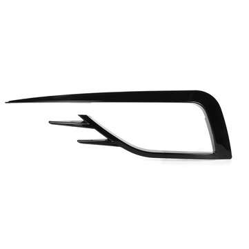 2Pcs Car Glossy Black Front Fog Lamp Eyebrow For VW Golf MK7.5 2018-2020