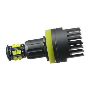 2Pcs Car LED Angel Eyes Lights H8 Headlights 1600LM 6500K With Connector For BMW