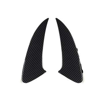 2Pcs Car Rear Bumper Spoiler Side Wing Canard For Mercedes CLA Class Sport C... (COLOR: CARBONFIBER)