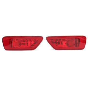 2Pcs Car Rear Tail Lamps Fog Lights Cover For Jeep Compass Grand Cherokee 2011-2016
