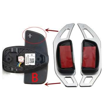 2Pcs Car Universal A/B Paddle Shifter Extension For Benz C Class W204 C180L C200L C260L... (TYPE: B)