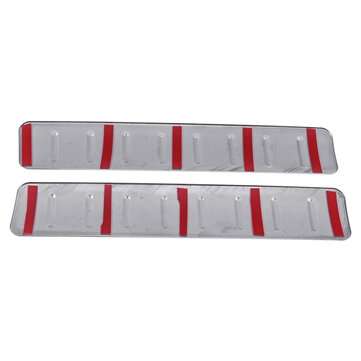 2Pcs Car Stainless Steel Rear Tailgate Boot inserts Cargo Trunk Scuff Plates For Range Rover Evoque
