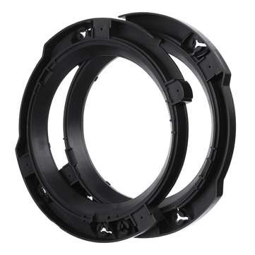 2Pcs Car Replacement Headlights Brackets Light Base Left & Right Black For Jeep Wrangler JK 2007-201