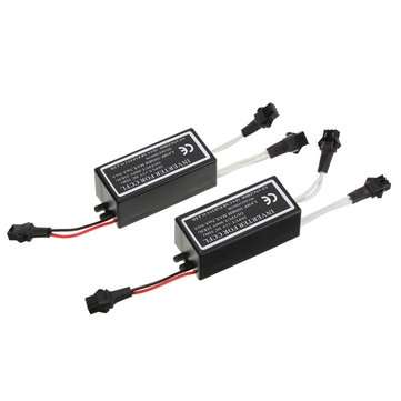 2PCS CCFL Angel Eyes Halo Ring Lights Inverters 12V Anti Interference