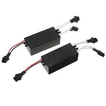 2PCS CCFL Angel Eyes Halo Ring Lights Inverters 12V Anti Interference