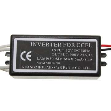 2PCS CCFL Angel Eyes Halo Ring Lights Inverters 12V Anti Interference