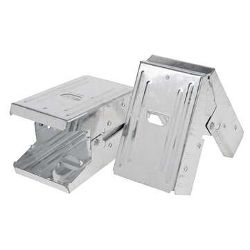 2Pcs Carpentry Clip Sawhorse Bracket Steel Clamps Fuller Tool Riveted Woodworking