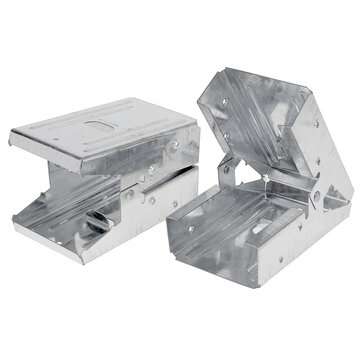 2Pcs Carpentry Clip Sawhorse Bracket Steel Clamps Fuller Tool Riveted Woodworking