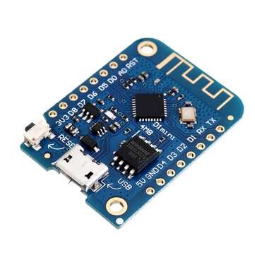 2pcs D1 Mini V3.0.0 WIFI Internet Of Things Development Board Based ESP8266 4MB MicroPython Nodemcu