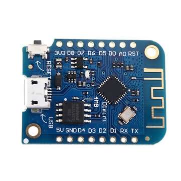 2pcs D1 Mini V3.0.0 WIFI Internet Of Things Development Board Based ESP8266 4MB MicroPython Nodemcu