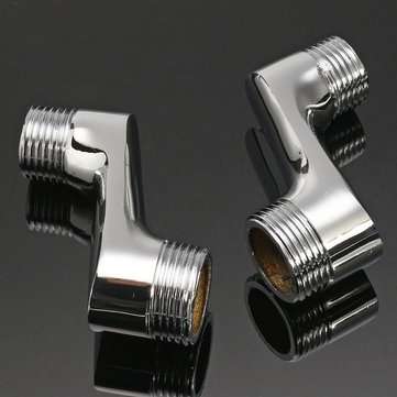 2Pcs Claw Foot Bath Tub Shower Faucet Adjustable Adapter Swing Arms 3/4 1/2 Replacement Accessories