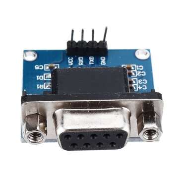 2pcs DC5V MAX3232 MAX232 RS232 To TTL Serial Communication Converter Module With Jumper Cable Geekcr