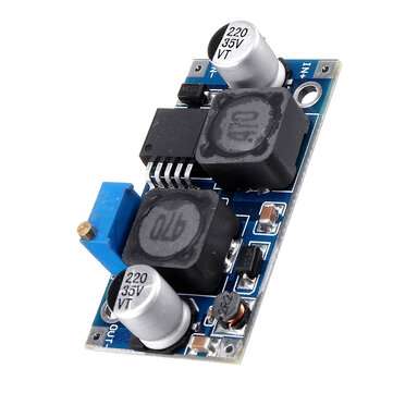 2Pcs DC-DC Boost Buck Adjustable Step Up Step Down Automatic Converter XL6009 Module Suitable For So