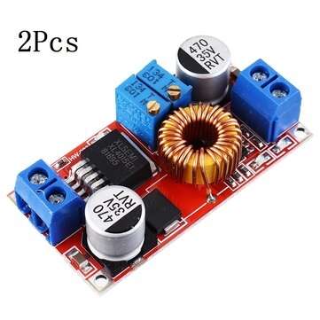 2Pcs DC-DC 5-32V to 0.8-30V Power Supply Step Down Module Adjustable Buck Regulator 5A Constant LED