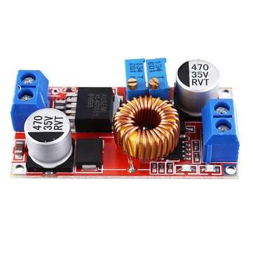 2Pcs DC-DC 5-32V to 0.8-30V Power Supply Step Down Module Adjustable Buck Regulator 5A Constant LED