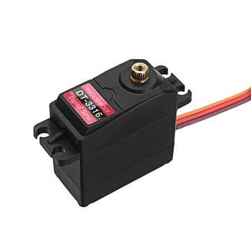2Pcs DT-3316 20MG High-Torque Metal Gear Waterproof Digital Servo for Mechanical Robot Arm
