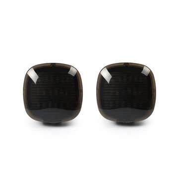2Pcs Dynamic LED Side Repeater Indicators Light for AUDI A3 A4 SKODA Fabia Octavia (COLOR: BLACK)