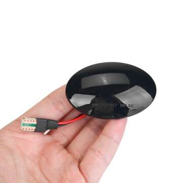 2PCS Dynamic Black Side Indicator LED Repeater Light For Ford Transit Tourneo Fiesta Ka Mondeo