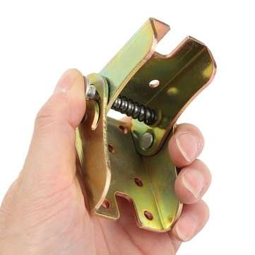 2Pcs Folding Feet Hinges Self Lock Zinc Alloy for Table Leg Bracket