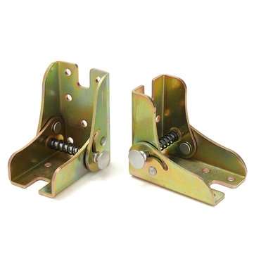 2Pcs Folding Feet Hinges Self Lock Zinc Alloy for Table Leg Bracket