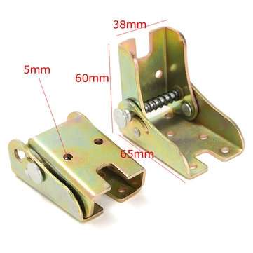 2Pcs Folding Feet Hinges Self Lock Zinc Alloy for Table Leg Bracket