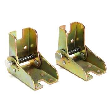 2Pcs Folding Feet Hinges Self Lock Zinc Alloy for Table Leg Bracket