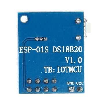 2Pcs ESP8266 ESP-01 ESP-01S DS18B20 Temperature WiFi Wireless Node Module Internet of Things