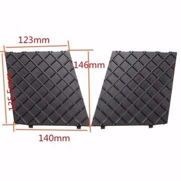 2pcs Front Bumper Lower Mesh Grill Trim Cover Left and Right For BMW E60 E61M