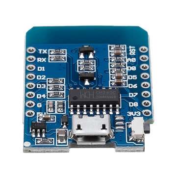 2Pcs Geekcreit D1 mini V2.2.0 WIFI Internet Development Board Based ESP8266 4MB FLASH ESP-12S Chip