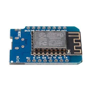 2Pcs Geekcreit D1 mini V2.2.0 WIFI Internet Development Board Based ESP8266 4MB FLASH ESP-12S Chip