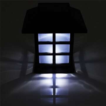 2pcs Garden Solar Oriental LED Lamp Outdoor Yard Lawn Decorative Light (COLOR.: WHITE)