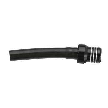 2pcs Gas Fuel Cap Valve Vent Breather Hose One Way Tube For ATV PIT Dirt Bike Black