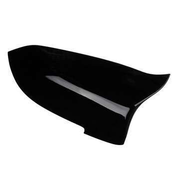 2Pcs Gloss Black Side Rearview Mirror Covers Caps For BMW 5 6 7 Series F10 F18 F11 F06 F07 F12 F13 F