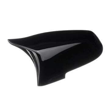 2Pcs Gloss Black Side Rearview Mirror Covers Caps For BMW 5 6 7 Series F10 F18 F11 F06 F07 F12 F13 F