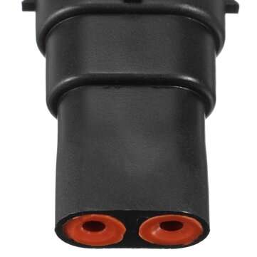 2PCS H8 H9 H11 880 881 Male Connector HID/LED Plug Socket Adaptor Wiring Harness Waterproof