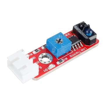 2Pcs Keyes Brick Grayscale Sensor(Pad hole) Anti-reverse Plug White Terminal TCRT5000 Sensor Module