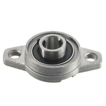 2pcs KFL001 Zinc Alloy Pillow Block Flange Ball Bearing 12mm Bore Diameter KFL Bearing