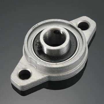 2pcs KFL001 Zinc Alloy Pillow Block Flange Ball Bearing 12mm Bore Diameter KFL Bearing