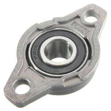2pcs KFL001 Zinc Alloy Pillow Block Flange Ball Bearing 12mm Bore Diameter KFL Bearing