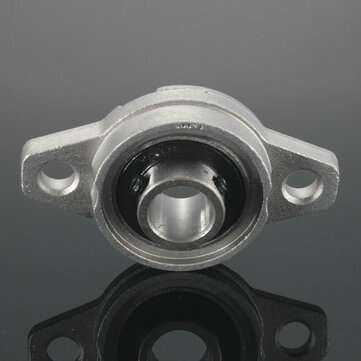 2pcs KFL001 Zinc Alloy Pillow Block Flange Ball Bearing 12mm Bore Diameter KFL Bearing