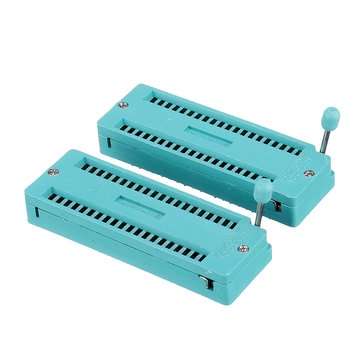 2pcs IC Lock Seat Zif Socket Test Universal zif Sockets 40Pin