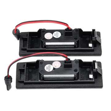 2PCS LED License Number Plate Light For BMW 1 6 Z Series E81 E87 E63 E64 E85 E89