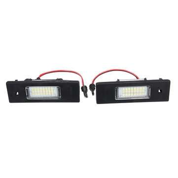 2PCS LED License Number Plate Light For BMW 1 6 Z Series E81 E87 E63 E64 E85 E89