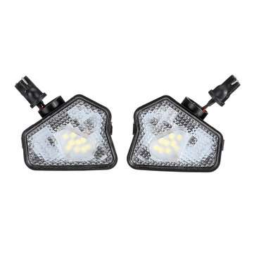 2Pcs LED Car Rearview Mirror Lights Under Mirror Puddle Lights For Mercedes Benz W117 W204 W212 W221