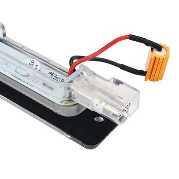 2PCS LED Number License Plate Light Rear For BMW E30 E28 E23 E32 3 5 6 7 Series